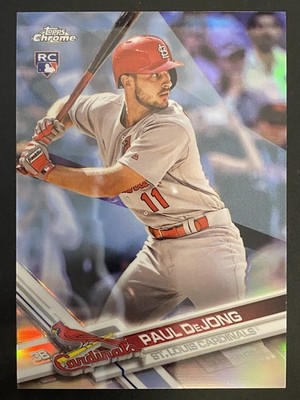 Paul DeJong 2017 Topps Chrome Update Refractor /250 St. Louis Cardinals #HMT42