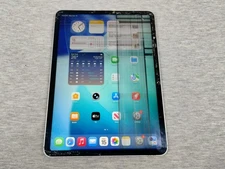 Apple iPad Pro 11" 4th Gen. 128GB - Silver (Unlocked) A2435 - CRACKED SCREEN