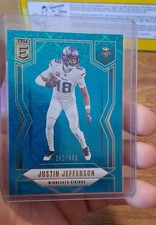 2025 Panini Donruss Elite - Justin Jefferson #45 Teal Matrix /499