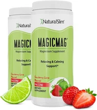 NaturalSlim MagicMag Anti Stress Drink - Magnesium Citrate Powder 2-Pack