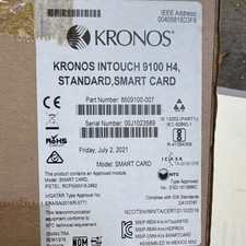 KRONOS INTOUCH 9100 H4 TIME CLOCK 8609100-007...