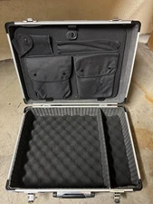 18in Aluminum Hard Case, 18"x13"x7" w/ Pluck Foam for Cameras Guns Lens