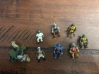Vintage TMNT 1994 Mini Mutants  Motorcycle  Bike Scooter And Figures Playmates