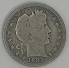 1895-S Barber / Liberty Head Quarter – 25 Cents (Silver)