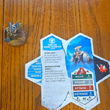 Heroscape Finn the Viking Champion Painted Figure w/ Army Card (2004)