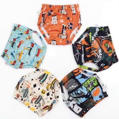 5-Pack Potty Training Pants for Toddler Boys Girls, 100% Cotton Absorbent 0-3 T