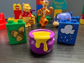 Lego Duplo Lot 2981, 2975, 2976, 2977: Winnie The Pooh, Tigger, Eeyore, Piglet