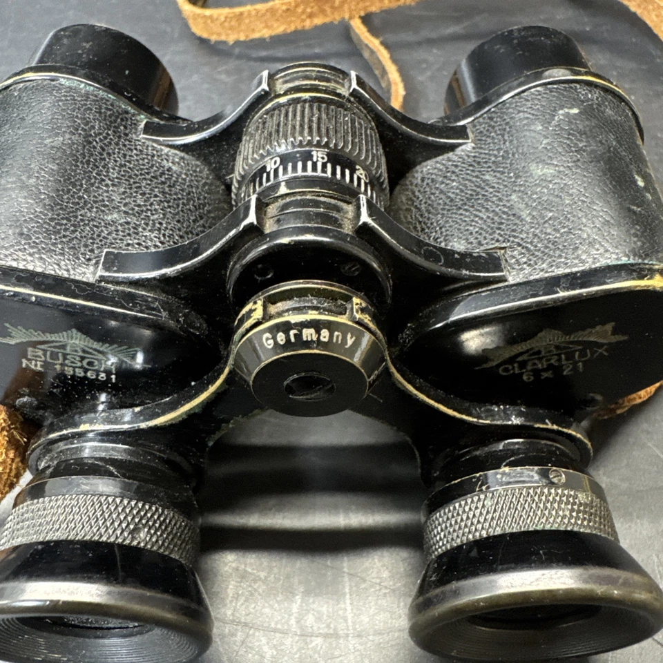 Vintage BUSCH No. 155631 Clarlux 6x21 Binoculars/ Made In Germany - Image 3 of 4