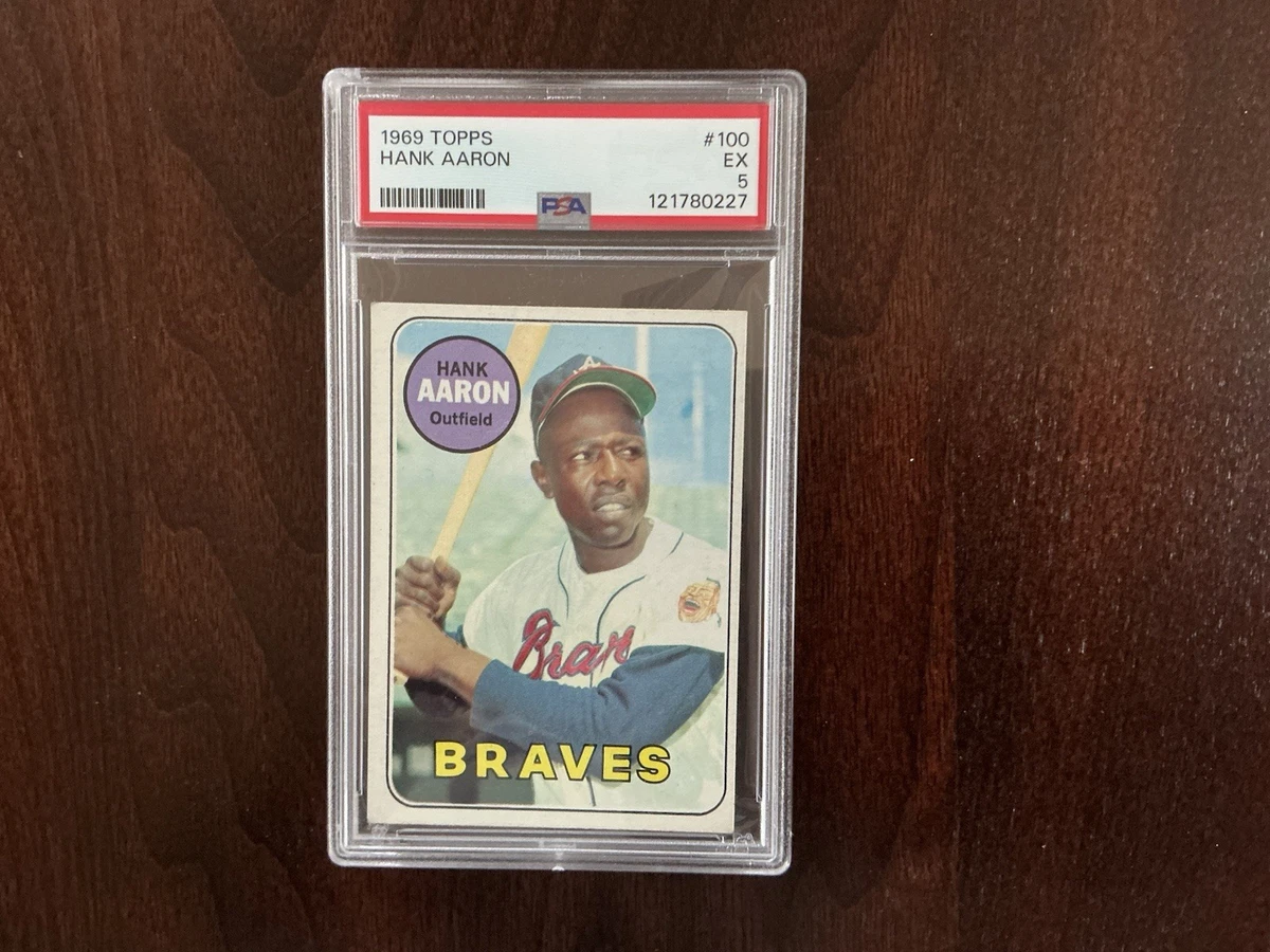 Hank Aaron 5 Graded Baseball Sports Trading Cards & Accessories