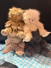 Jellycat - Wilf Wolf - Bigfoot Bo - Yani Yeti - Gus Gryphon - OG Full Set - New!