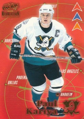 1998-99 Revolution THREE-PRONGED ATTACK #21 PAUL KARIYA - Anaheim Mighty Ducks