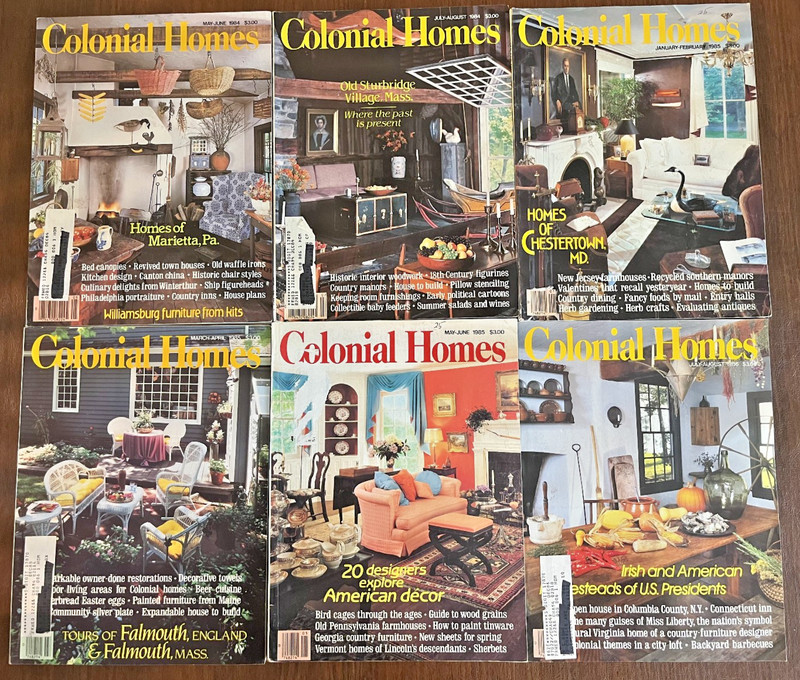 Colonial Homes 1984 1986 Lot of 6 Marietta Falmouth Waffle Irons Bird Cages