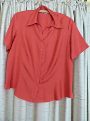 BLOUSE women's blouse by GERRY WEBER size 44 red (measurements in description)