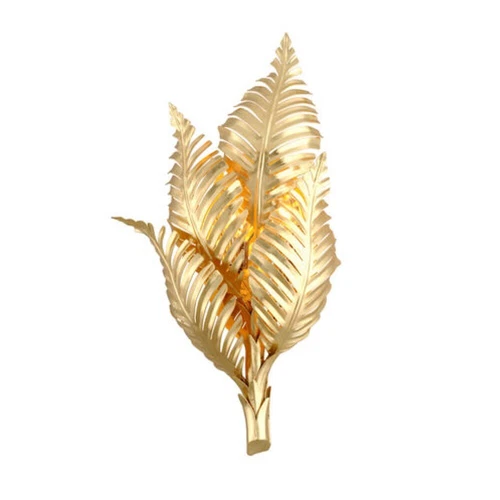 Corbett Lighting Tropicale 296-12-GL - 2 Light 11.5 inch Gold Leaf Wall Sconce - Picture 1 of 5