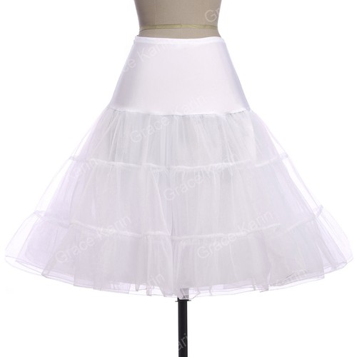 Neu Petticoat Unterrock Rockabilly 50er 60er Jahre Dirndl Röcke Damen Vintage-y1 - Picture 4 of 24