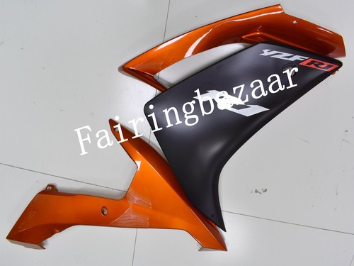 Fit for 2007 2008 YZF R1 Burnt Orange Matte Black ABS Injection Mold Fairing Kit - Picture 4 of 7