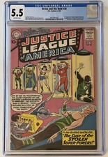 The Brave And The Bold #30 (1960) CGC 5.5 - Third JLA and First Amazo!