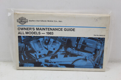 1983 Harley-Davidson All Models Owner's Maintenance Guide 99452-83 {NEW!! NOS!!}
