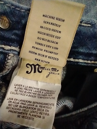 EUC women's MISS ME jeans / style CAPRI - SIZE 27 - Picture 8 of 10