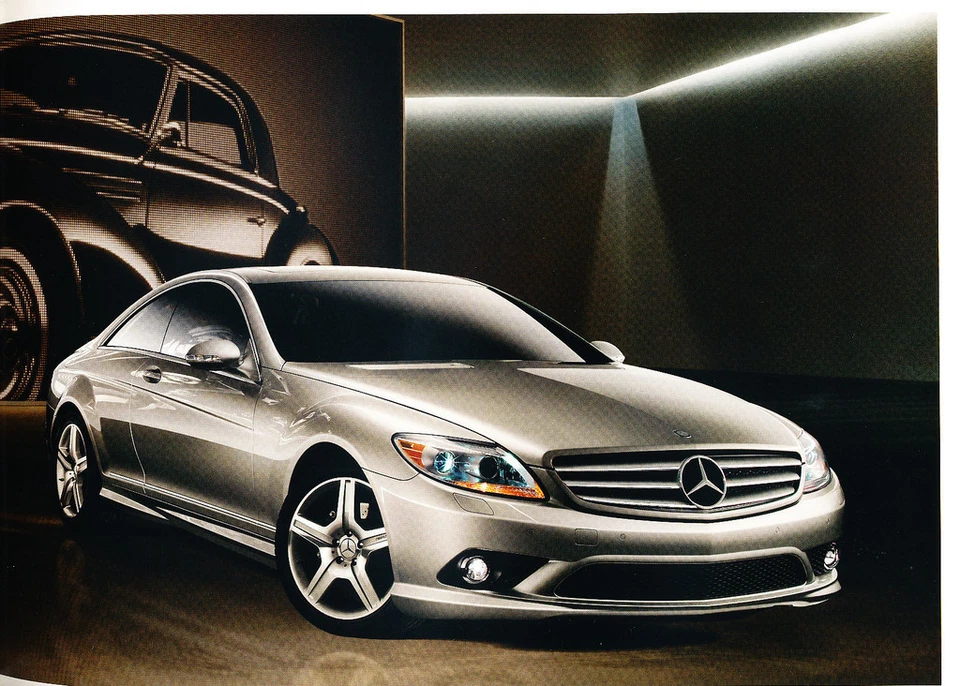 2009 Mercedes Benz CL-Class 50-page Car Sales Brochure - CL550 CL600 CL63 AMG - Image 2 of 3