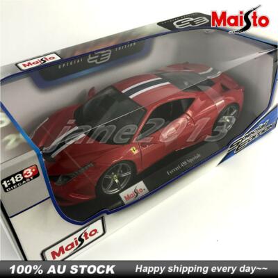 Ferrari 488 GTB 1/18スケール maisto Maisto 1:18 Car Model Ferrari 488 GTB / yellow fxx k