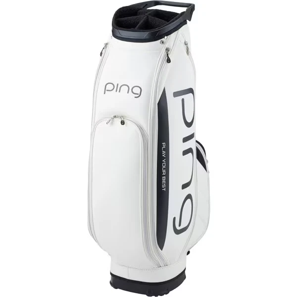 Ping 高尔夫 女士 PU 手推车包 9 x 47 英寸 5 路分隔器 3.5 公斤 2025 型号 白色 全新 — 第 2/4 张图片