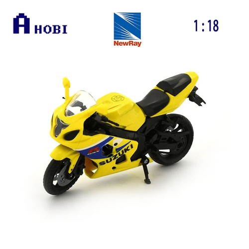 NewRay 1:18 Scale Suzuki GSXR600 Diecast Model Motorcycle Replica - 第 1/2 張圖片