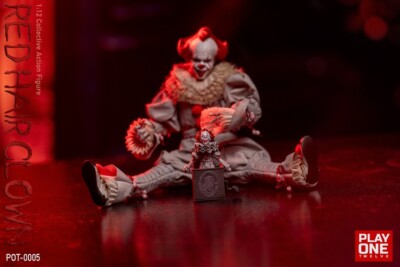 Play One twelve POT-0005 1/12 Red Hair Clown Pennywise Action