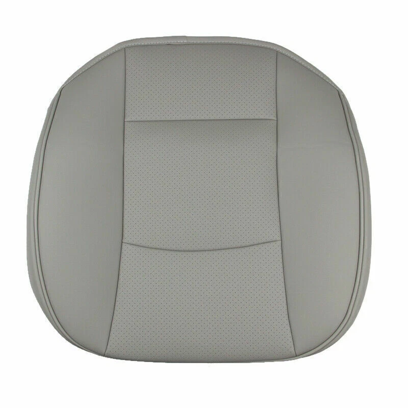 Car Front Full Surround Seat Cover Breathable Leather Pad Mat Chair Cushion Gray - Image 3 of 4