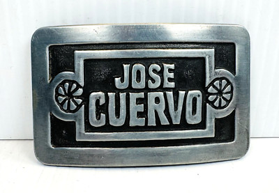 Vintage 1977 Jose Cuervo Tequila Belt Buckle - Made in USA