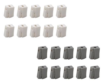 10x Leuchtenklemmen 1-fach 2-fach Wago Ersatz 224-101 224-112 Lampenklemme Kopp