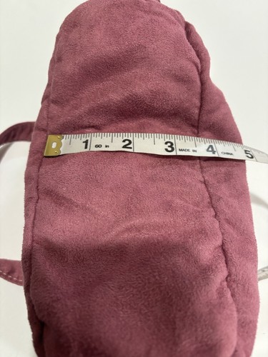 l. e. i. Y2K Pink Suede With Zip Pockets Hand Bag - Picture 4 of 14
