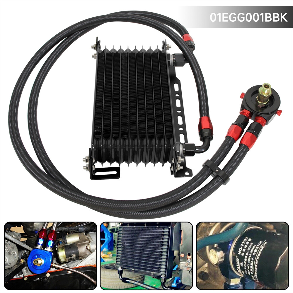 China 30 Row AN10-10AN Oil Cooler Kit Universal Engine Transmission Mga Tagagawa