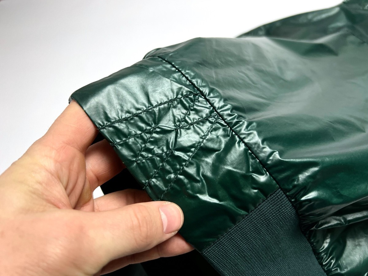RARE Men's Vintage MONCLER Pomolos Green Windbreaker Bomber RARE Men's Vintage MONCLER Pomolos Green Windbreaker Bomber