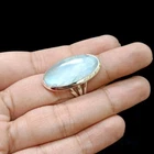 Moonstone Ring 925 Sterling Silver Ring Handmade Gemstone Ring Women's Ring