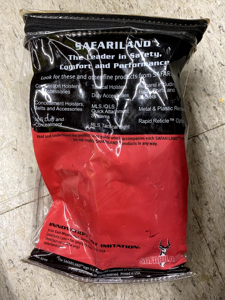 Safariland Duty Holster 070-73-182 BERETTA 92 Black Basketweave,LH SSIII - Image 4 of 4