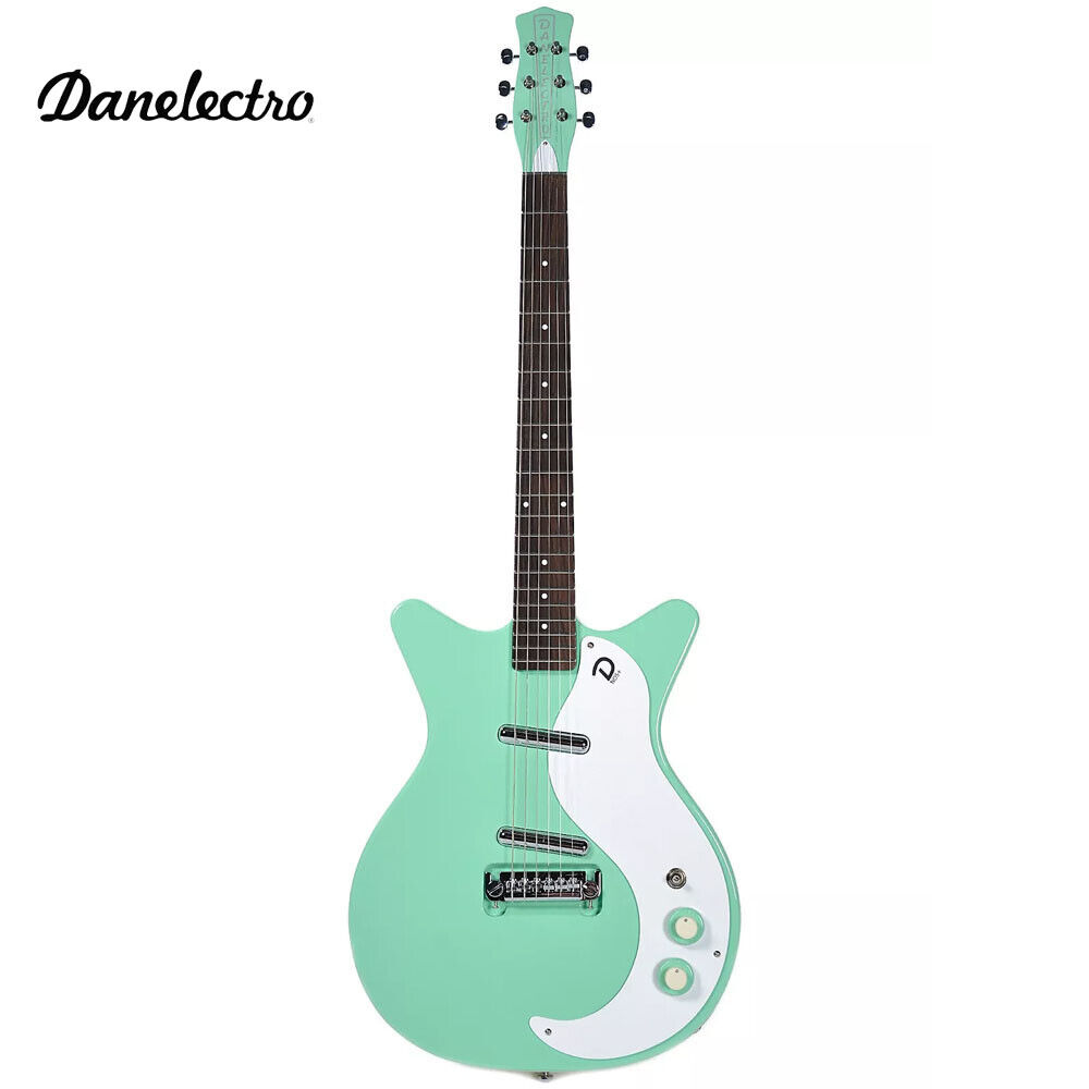 NEW DANELECTRO '59 MOD NEW OLD STOCK PLUS SEAFOAM GREEN ELECTRIC GUITAR