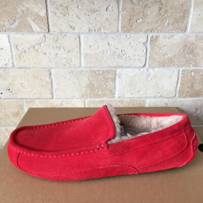 UGG Men\'s Ascot Moccasin Suede \'Samba Red\' Slip Ons Size 11 NWOT UGG Men main image 4