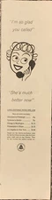 1954 Bell Telephone System PRINT AD Long Distance AT&T Much Better Now VTG 1950s