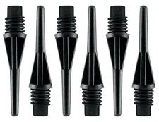 100 Bulls Star Shorties 19mm Soft Tip Dart Points - Ships w/ Tracking - Black