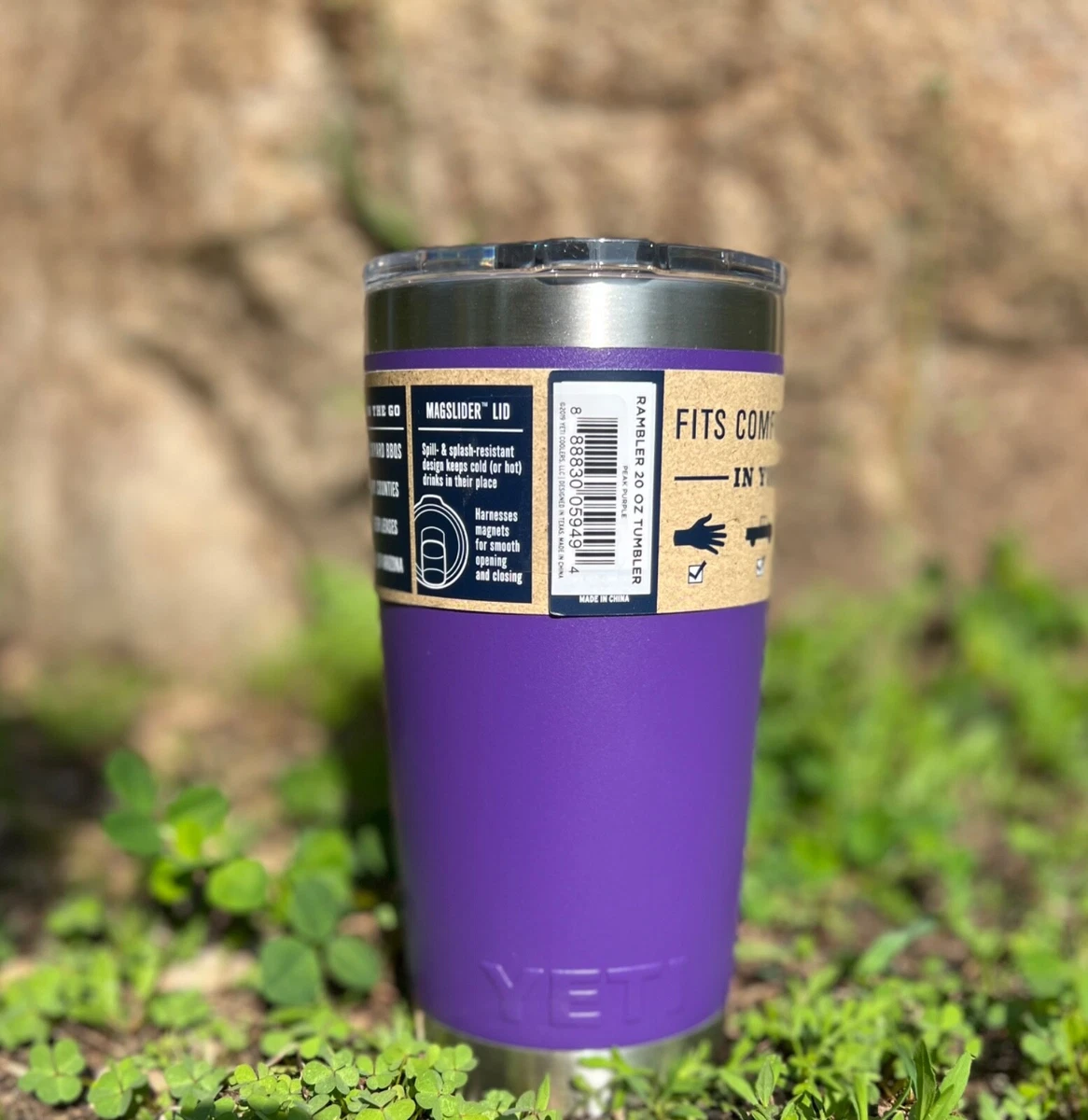 YETI tumbler 20 oz Peak Purple**DISCONTINUED COLOR*Magslide Lid