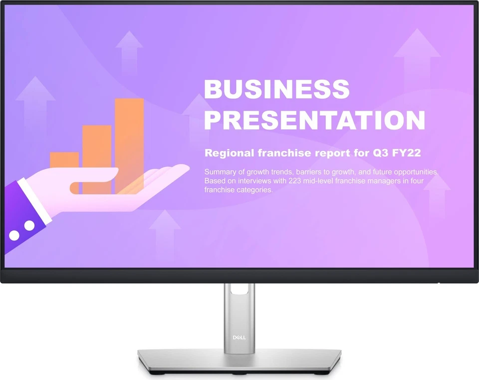 Dell P2422HE 23,8 Zoll Monitor IPS Full HD 1920x1080 DisplayPort HDMI USB-C LAN 