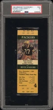  "THE SNOW BOWL" - PSA TICKET 1985 GREEN BAY PACKERS BUCCANEERS DEC.1 PSA 3