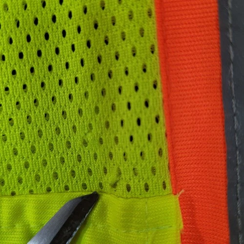 Radwear Men's Hi-Vis Yellow Safety Vest L Reflective Class 3 Ansi Workwear image 5