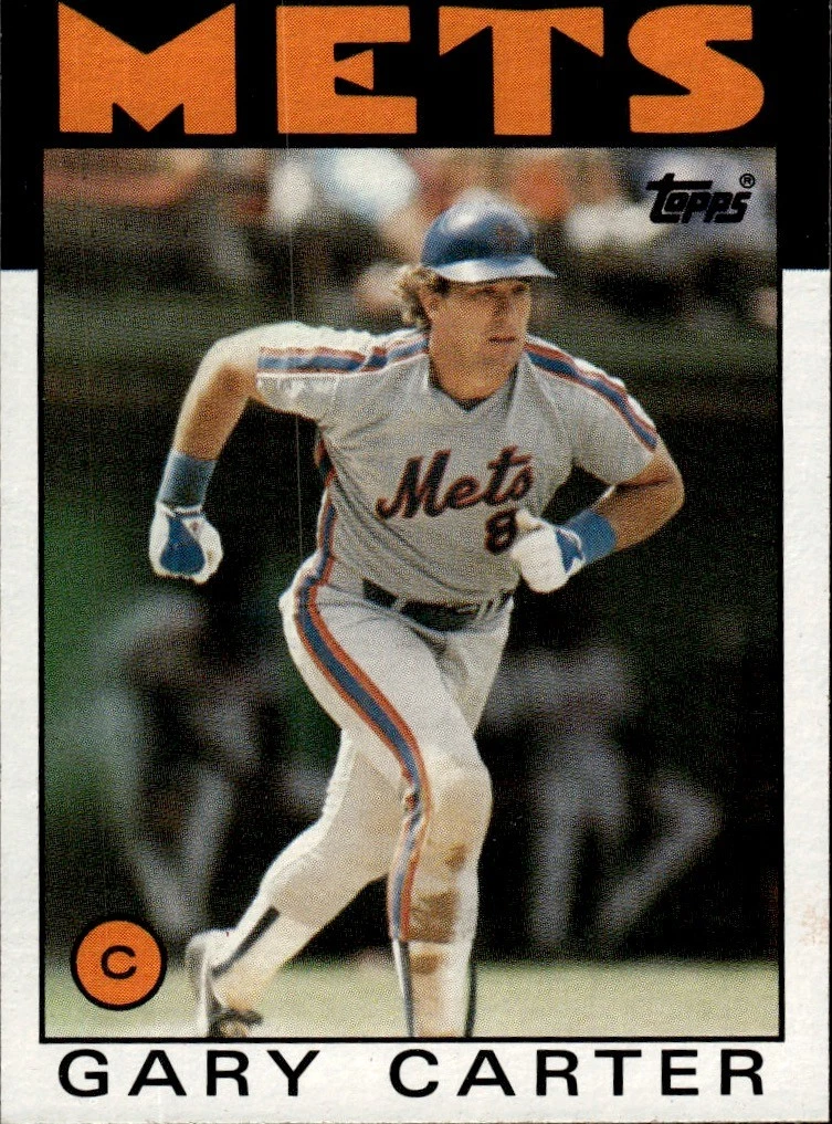 1986 Topps #170 Gary Carter New York Mets