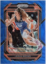 2023 Panini Prizm WNBA Blue Wave Leigha Brown Rookie Parallel Card RC #146