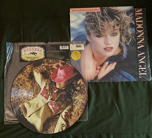 Madonna 12” Vinyl - Music 12” Picture Disc And Into The Groove/Angel 12” Single