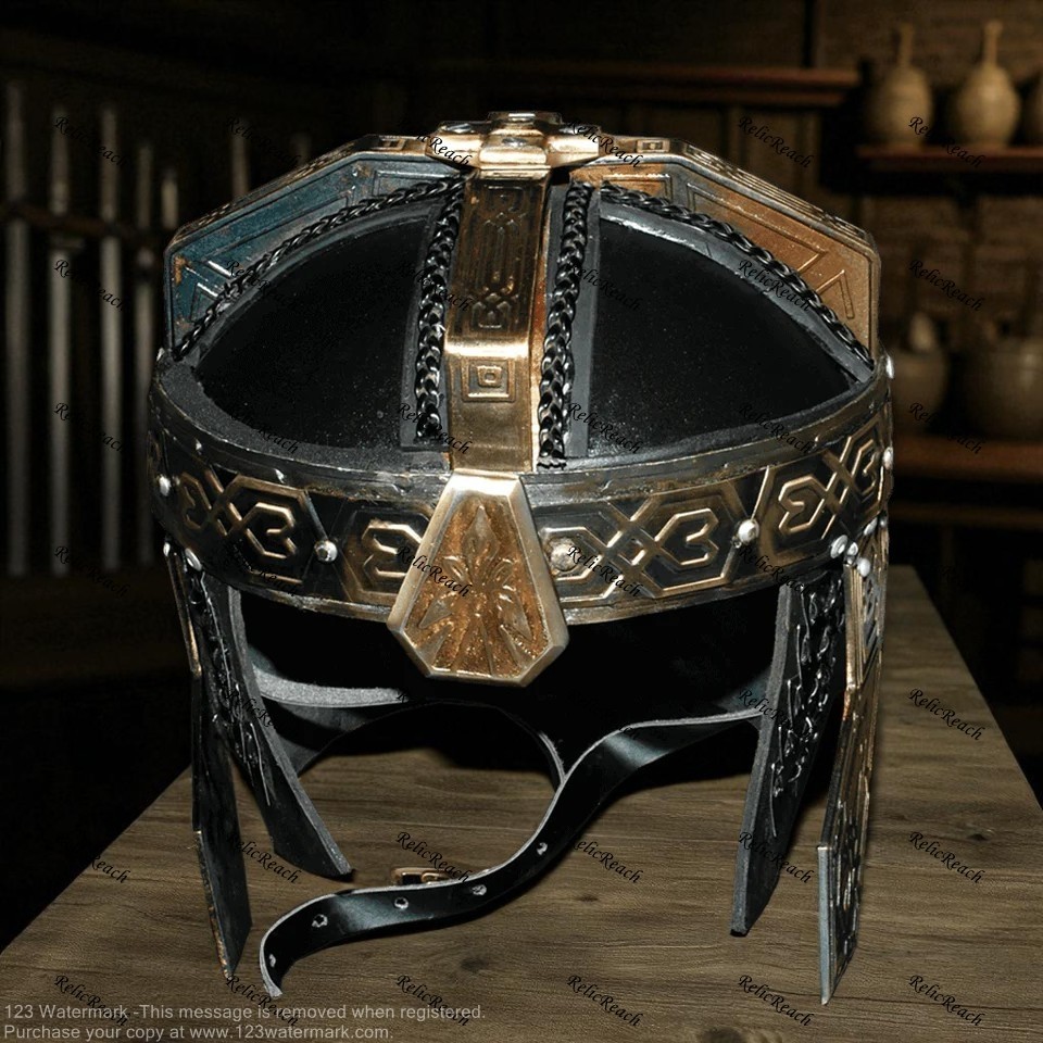 Casco Gimli Señor de los Anillos película de fantasía LOTR Anduril regalo de Navidad Hobbit