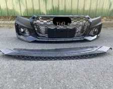 RS5 Style Front Bumper Conversion Kit With Grill Fit For Audi A5 S5 B9 2017-2019
