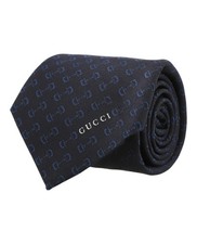 Gucci Mens Horsebit Silk Jacquard Tie